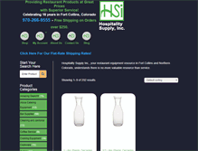 Tablet Screenshot of hospitalitysupplyonline.com